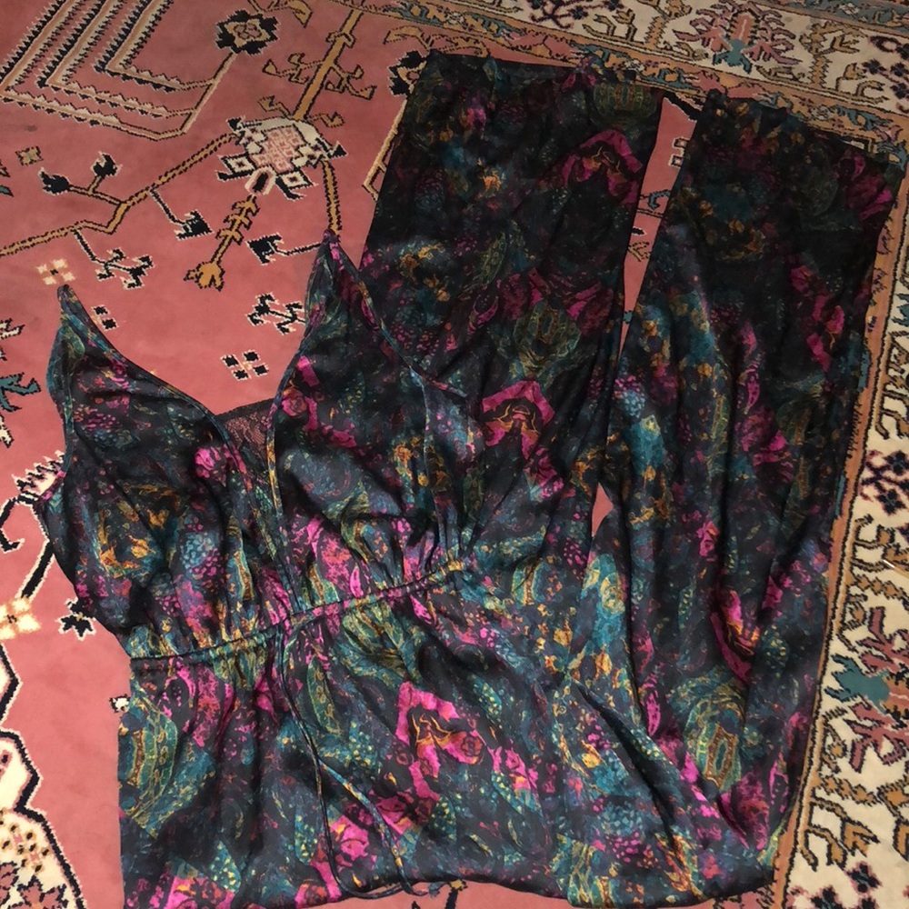 BCBGeneration Silk Jumpsuit, fits like a small